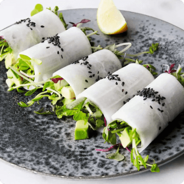 Summer Daikon Rolls