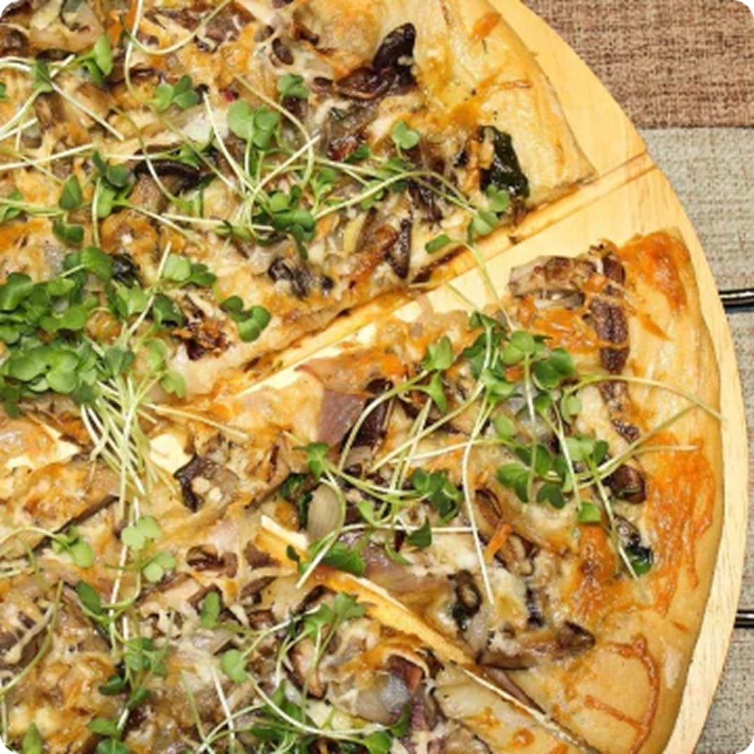 Garlic Mushroom Pizza