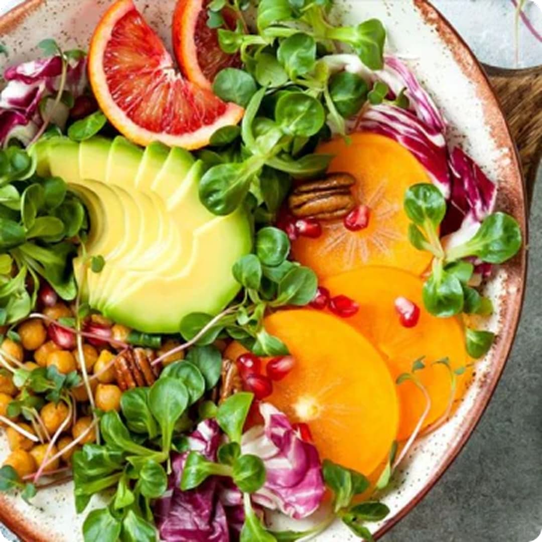 Citrus Salad with Microgreens
