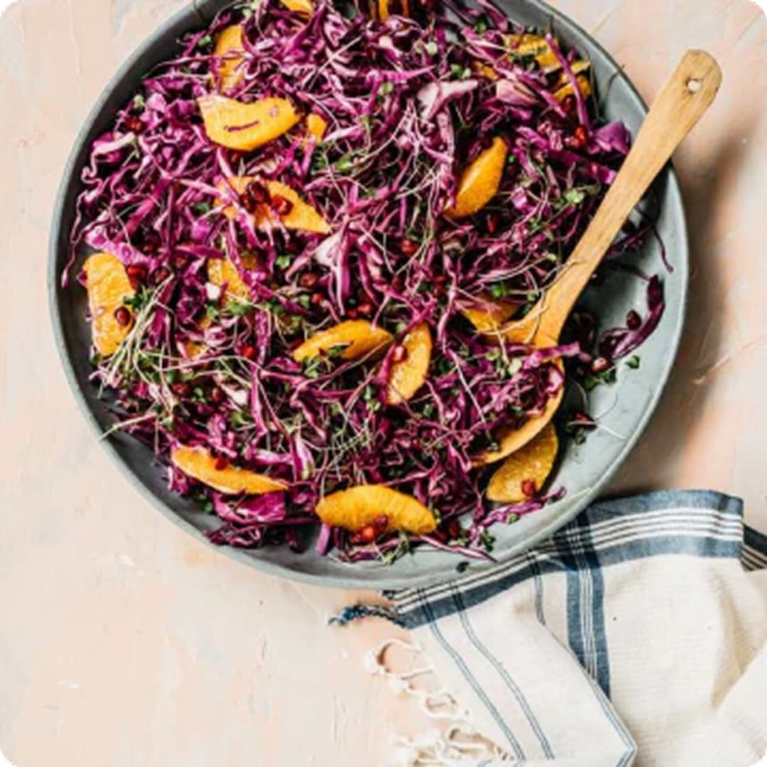Red Cabbage & Microgreen