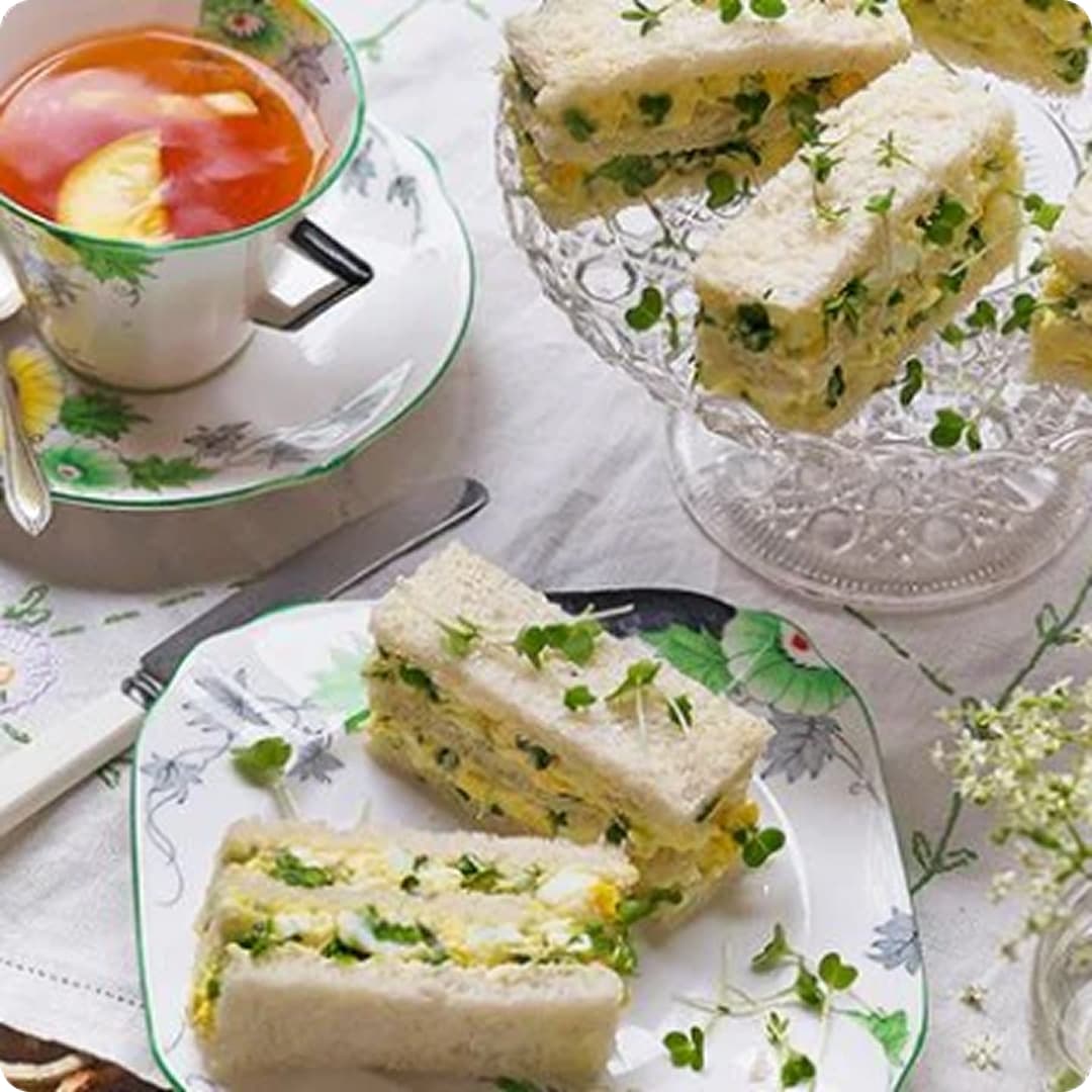 Egg & Salad Cress Sandwiches