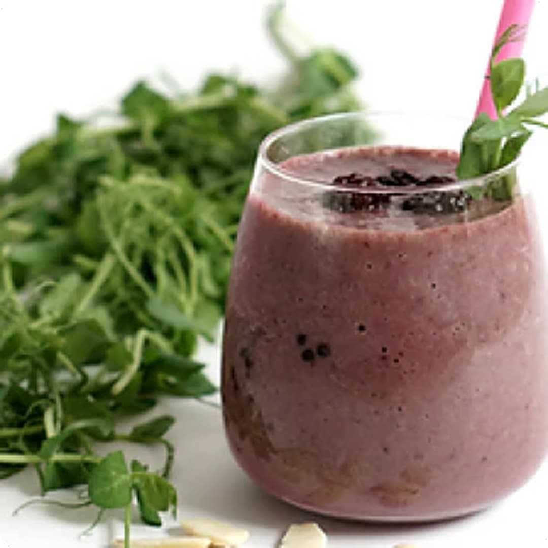 Red Microgreen Smoothie