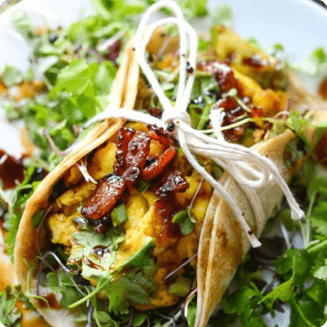 Farmers Market Breakfast Tacos